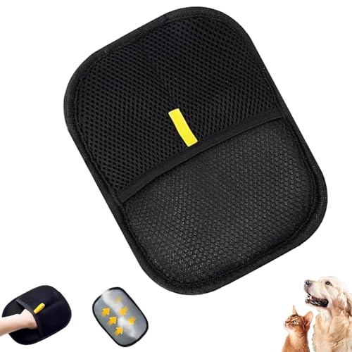 Tierhaarentferner-Handschuh, 2025 Upgrade, effiziente Fellpflege-Handschuhe für Tierhaare, Tierhaarentfernungshandschuh für Katzen und Hunde, wiederverwendbarer Tierhaarentferner-Handschuh (1 Stück) von Generisch