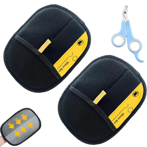 Tierhaarentferner Handschuh, Haarentfernungshandschuh, Haarentfernungshandschuh für Haustiere, Glühwein Haarentfernungshandschuh, Haustierhaar-entferner Handschuh, Pet Hair Remover Glove (B(2 Stück)) von Generisch