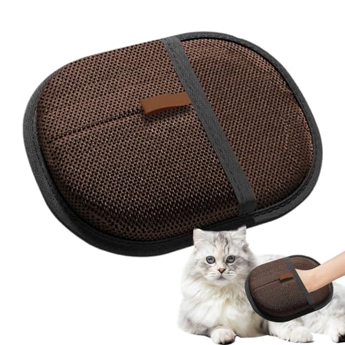 Tierhaarentferner Handschuh - Wiederverwendbarer statischer Tierhaarentfernungshandschuh für Hunde & Katzen, doppelseitiger Fellpflege-Handschuh für Teppich, Möbel, Couch, Kleidung & Autositze Tierhaarentferner Handschuh - Wiederverwendbarer statischer Tierhaarentfernungshandschuh für Hunde & Katzen, doppelseitiger Fellpflege-Handschuh für Teppich, Möbel, Couch, Kleidung & Autositze von Generisch