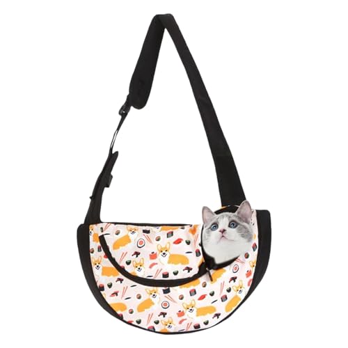 Tierträgertasche, kleine Hundeträgertasche | Einstellbarer Leichter tragbarer Haustierträger,Atmungsaktives Netzhundschlinge, Belüftungsrucksack zum Wandern, Reisen, Außengebrauch Tierträgertasche, kleine Hundeträgertasche | Einstellbarer Leichter tragbarer Haustierträger,Atmungsaktives Netzhundschlinge, Belüftungsrucksack zum Wandern, Reisen, Außengebrauch von Generisch