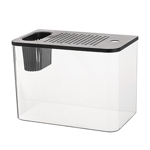Tisch-Aquarium, Betta Aquarium - Schildkrötenbecken Aquarium Goldfischbecken Fischschalen | Kompakter Tank-Fischbehälter für kleine Aquarien für die Landschaftsgestaltung Tisch-Aquarium, Betta Aquarium - Schildkrötenbecken Aquarium Goldfischbecken Fischschalen | Kompakter Tank-Fischbehälter für kleine Aquarien für die Landschaftsgestaltung von Generisch