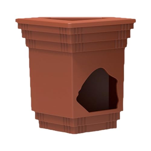 Tragbare Eidechsenhäuser – Bartagamen-Tankzubehör | Schildkrötenfutter Wasserschalen Aquarium Ornament | Simulation Sonnenbereich Landschaft Aquarium für Krabben Spinnen Geckos Tragbare Eidechsenhäuser – Bartagamen-Tankzubehör | Schildkrötenfutter Wasserschalen Aquarium Ornament | Simulation Sonnenbereich Landschaft Aquarium für Krabben Spinnen Geckos von Generisch