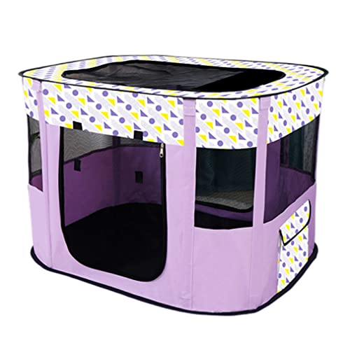 Tragbare Hundehütte Haustierzaun - Faltbarer Laufstall für Hunde und Katzen, geschlossenes Zelt mit Tragetasche, ideal für den Innen- und Außenbereich, einfacher Aufbau, langlebiges Design Tragbare Hundehütte Haustierzaun - Faltbarer Laufstall für Hunde und Katzen, geschlossenes Zelt mit Tragetasche, ideal für den Innen- und Außenbereich, einfacher Aufbau, langlebiges Design von Generisch