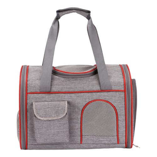 Tragbare Katzentragetasche, Haustier-Tragetasche, Katzen-Handtasche, Reise-Kätzchen, weiche Seiten, Haustiertasche, von Fluggesellschaften zugelassen, erweiterbarer Welpe mit Taschen für kleine Tiere von Generisch