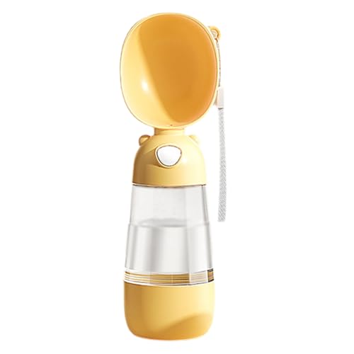 Tragbare Wasserflasche für Hunde, Haustier-Reise-Trinkflasche mit Trink-Futterschale, Wasser-Futterstation, auslaufsicher, Welpen-Wasserspender für Haustiere, Outdoor, Wandern, Reisen von Generisch