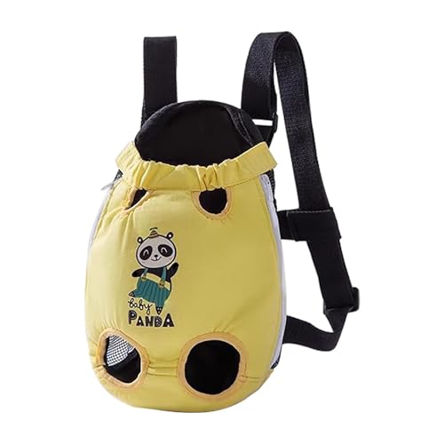 Tragbarer Haustier-Rucksack, verstellbar, Haustier-Front, Katze, Hund, Rucksack, Beine, leicht anzubringen, Brust für kleine Hunde, Katzen, Welpen, Katzen-Shampoo (F, Einheitsgröße) von Generisch