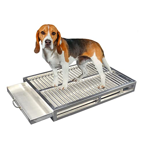 Tragbarer Haustier-Töpfchentrainer für Hunde, Indoor-Outdoor-Lösung, Edelstahl-Klo für einfaches Heimtraining Tragbarer Haustier-Töpfchentrainer für Hunde, Indoor-Outdoor-Lösung, Edelstahl-Klo für einfaches Heimtraining von Generisch