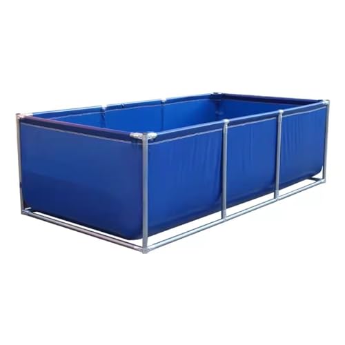 Tragbarer Outdoor-Wassertank mit Ablassventil – robuster Fischteich aus Segeltuch für Kinder, ideal zum Angeln und Schwimmen von Generisch