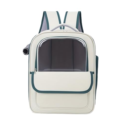 Tragbarer Rucksack für Katzen, faltbar, für Reisen und Outdoor-Aktivitäten, Belüftung, Atmungsaktivität (grün) von Generisch