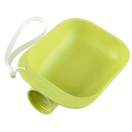 Tragbarer Wasserspender für Hunde und Katzen, Reise-Napf für den Außenbereich, 13 cm x 9 cm, Rosa von Generisch