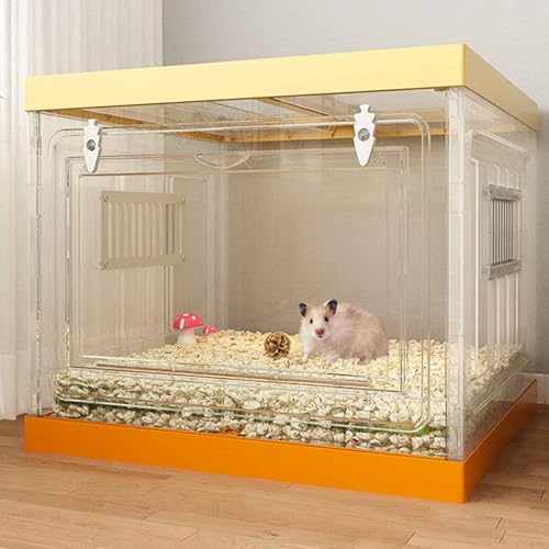 Transparenter Kleintier-Lebensraum, strapazierfähiges PP-Material für Hamster, Chinchillas, Eichhörnchen, Eidechsen, Schildkröten, einfache Montage, 5-teiliges Set Transparenter Kleintier-Lebensraum, strapazierfähiges PP-Material für Hamster, Chinchillas, Eichhörnchen, Eidechsen, Schildkröten, einfache Montage, 5-teiliges Set von Generisch