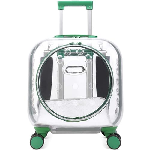 Transparenter Rollkoffer für Haustiere im Freien, tragbare Reise-Hundetrage für Katzen und Hunde, frei atmendes Design für komfortable Outdoor-Abenteuer Transparenter Rollkoffer für Haustiere im Freien, tragbare Reise-Hundetrage für Katzen und Hunde, frei atmendes Design für komfortable Outdoor-Abenteuer von Generisch