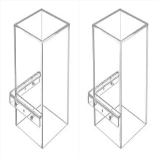 Transparentes Aquarium, tragbares Aquarium, leichtes Acryl-Fischtank, rechteckiger Desktop-Aquarium, Wasserpflege für Zuhause, Büro, transparent/klar Transparentes Aquarium, tragbares Aquarium, leichtes Acryl-Fischtank, rechteckiger Desktop-Aquarium, Wasserpflege für Zuhause, Büro, transparent/klar von Generisch