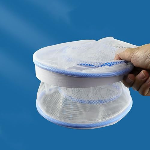 Transparentes Zuchtnetz, Nylon-Netz-Isolationsbox für Guppies, durchlässiges schwimmendes Fischnetz, schwimmender Aquarium-Trennwand (Stil 1) von Generisch