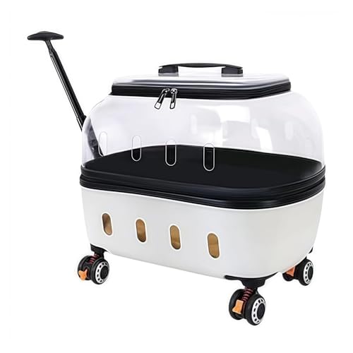 Transportbox für Haustiere mit Rollen und 360°-Rollen, externer Griff für einfachen Transport, ideal für Reisen mit Katzen oder kleinen Hunden bis zu 21,8 kg Transportbox für Haustiere mit Rollen und 360°-Rollen, externer Griff für einfachen Transport, ideal für Reisen mit Katzen oder kleinen Hunden bis zu 21,8 kg von Generisch