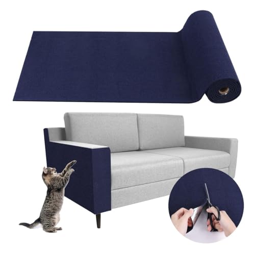 Trimmable Cat Scratching Carpet, Self Adhesive DIY Anti Cats Scratch Climbing Post Covered Pad, Indoor Cat Tree Shelf Steps Couch Corner Wall Cat Scratcher Furniture Protector Trimmable Cat Scratching Carpet, Self Adhesive DIY Anti Cats Scratch Climbing Post Covered Pad, Indoor Cat Tree Shelf Steps Couch Corner Wall Cat Scratcher Furniture Protector von Generisch