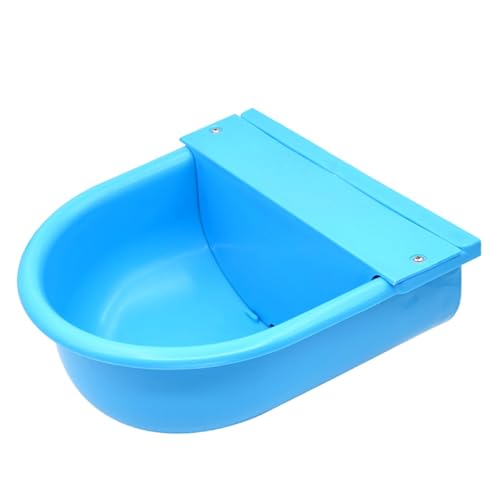 Trinknapf Wasser Trinknapf für Rinder Ziegen, Vieh Trinknapf Wasser Trinknapf Schwimmventil Trinknapf für Kühe Pferde Nutztiere Fütterung Geflügel (Blue) von Generisch