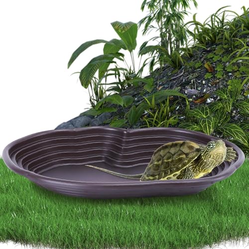 Turtle Feeding Dish, Large Tortoise Water Pool, 39x27x5cm/15.35x10.63x1.97 Inches with Drainage Pipe Turtle Climbing Toy for Aquarium Environment Feed Dish Abs Turtle Feeding Dish, Large Tortoise Water Pool, 39x27x5cm/15.35x10.63x1.97 Inches with Drainage Pipe Turtle Climbing Toy for Aquarium Environment Feed Dish Abs von Generisch