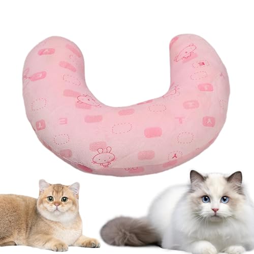 U-förmiges Katzenkissen – U-förmiges beruhigendes Haustierkissen für Hunde und Katzen, Nackenstütze, U-förmiges Kissen aus Plüsch für Flugzeug, Zug, Halswirbelschutz, beruhigendes Nackenkissen für U-förmiges Katzenkissen – U-förmiges beruhigendes Haustierkissen für Hunde und Katzen, Nackenstütze, U-förmiges Kissen aus Plüsch für Flugzeug, Zug, Halswirbelschutz, beruhigendes Nackenkissen für von Generisch