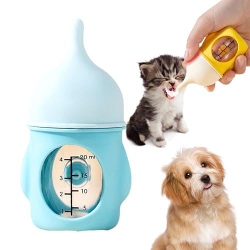 U7v7 Futterstation für kleine Haustiere, 20/80 ml, für Welpen, Kätzchen, zum Füttern von Babys, zum Stillen, für Hunde, Wasser, Milch U7v7 Futterstation für kleine Haustiere, 20/80 ml, für Welpen, Kätzchen, zum Füttern von Babys, zum Stillen, für Hunde, Wasser, Milch von Generisch