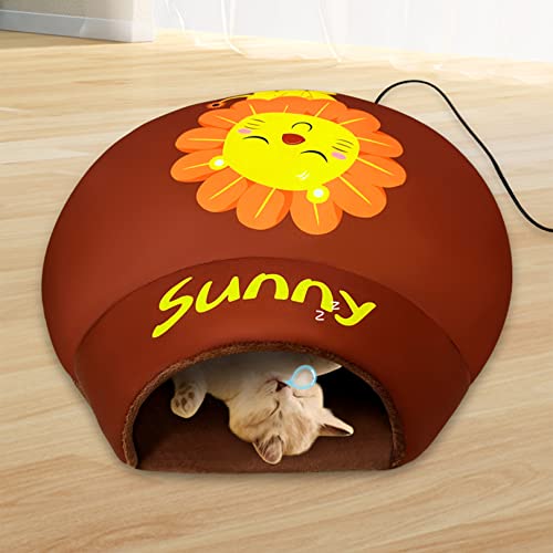 USB Heizdecke für Haustiere - Abnehmbarer und waschbarer halbgeschlossener Hunde- und Katzenschlafsack, warmes Nestbett für bequeme Erholung USB Heizdecke für Haustiere - Abnehmbarer und waschbarer halbgeschlossener Hunde- und Katzenschlafsack, warmes Nestbett für bequeme Erholung von Generisch