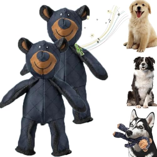 Unbreaka Bär, unzerbrechlicher Teddybär 2.0, Hundespielzeug, aggressives Kauen, unzerstörbar, gefüllt, Plüsch, quietschendes Spielzeug, hält sie beschäftigt, langlebig, robust, Kauspielzeug, große Unbreaka Bär, unzerbrechlicher Teddybär 2.0, Hundespielzeug, aggressives Kauen, unzerstörbar, gefüllt, Plüsch, quietschendes Spielzeug, hält sie beschäftigt, langlebig, robust, Kauspielzeug, große von Generisch