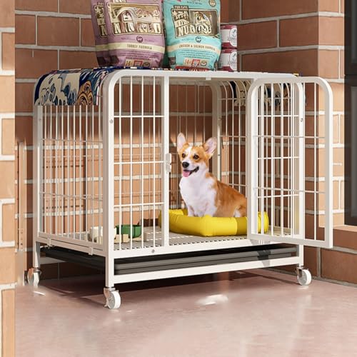 Unzerstörbare Hundebox für große Hunde, Hundehütte mit Dachfenster, leicht zu bewegen, belüftet und leicht zu reinigen, geeignet für große, mittelgroße und kleine Hunde Unzerstörbare Hundebox für große Hunde, Hundehütte mit Dachfenster, leicht zu bewegen, belüftet und leicht zu reinigen, geeignet für große, mittelgroße und kleine Hunde von Generisch