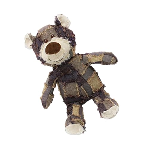 Unzerstörbarer Robuster Bär, Verbesserter Unzerstörbarer Robuster Bär, Unzerbrechliches Quietschendes Bären-Hundespielzeug, Unzerstörbares Bären-Hundespielzeug, Für Kleine, Mittelgroße Hunde, Welpen von Generisch
