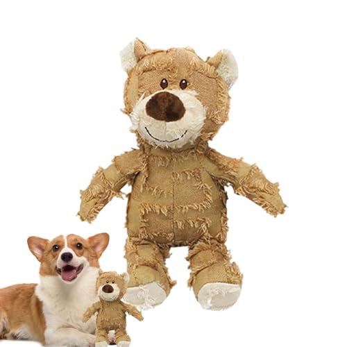 Unzerstörbares Bären Hundespielzeug | Unbreaka Bear Quietschspielzeug für Hunde | Unzerstörbares Hundespielzeug für Aggressive Kauer | Mächtiges Plüschbär Hundespielzeug,Quietschender Hundekauartikel Unzerstörbares Bären Hundespielzeug | Unbreaka Bear Quietschspielzeug für Hunde | Unzerstörbares Hundespielzeug für Aggressive Kauer | Mächtiges Plüschbär Hundespielzeug,Quietschender Hundekauartikel von Generisch