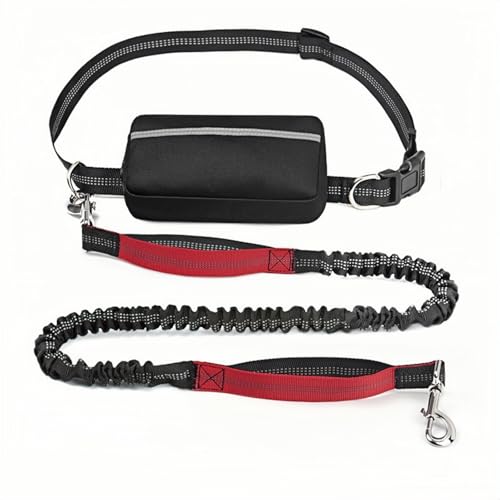 Upliftjoys Dog Leash, Upliftjoys Hands Free Dog Leash with Zipper Pouch, Reflective Design for Outdoor and Daily Walks for Medium and LargeDog(F) von Generisch