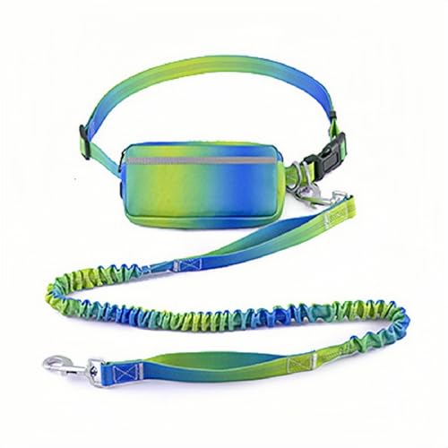 Upliftjoys Dog Leash, Upliftjoys Hands Free Dog Leash with Zipper Pouch, Reflective Design for Outdoor and Daily Walks for Medium and LargeDog(H) von Generisch