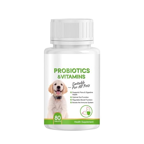 Verdauungsergänzungsmittel für Katzen, probiotische Nahrungsergänzungsmittel für Katzen,Nahrungsergänzungsmittel für Hunde, probiotische Tabletten - Probiotische Hunde unterstützen die Darmgesundheit, von Generisch