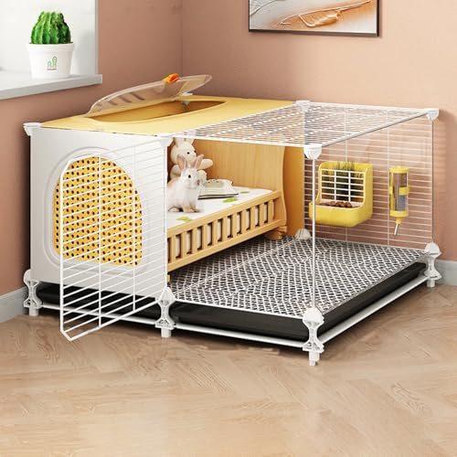Verschlüsselter Kaninchenstall, Kaninchenkäfig, abnehmbares Haustierhaus, Laufstall, Metalldraht, Kleintiergehege, großer Übungsraum Verschlüsselter Kaninchenstall, Kaninchenkäfig, abnehmbares Haustierhaus, Laufstall, Metalldraht, Kleintiergehege, großer Übungsraum von Generisch
