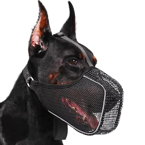 Verstellbare, atmungsaktive Hunde-Mundabdeckung für den Sommer, Anti-Bissschutz, Anti-Fress-Maulkorb, Netz-Maulkorb, lange Öffnung, Hundemaulkörbe Verstellbare, atmungsaktive Hunde-Mundabdeckung für den Sommer, Anti-Bissschutz, Anti-Fress-Maulkorb, Netz-Maulkorb, lange Öffnung, Hundemaulkörbe von Generisch