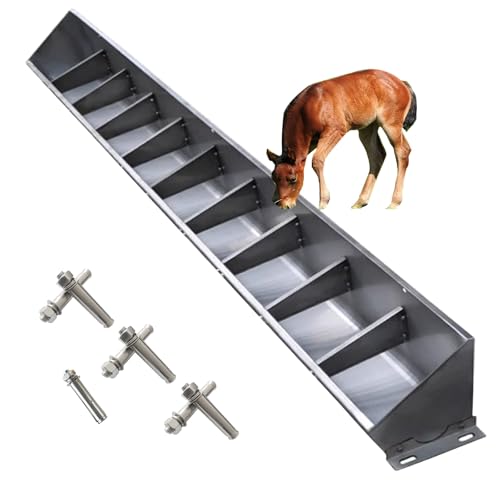 Vieh Heu Feeder und Tränke Set, Edelstahl Hängendes Design für effiziente Fütterung, Ideal für Bauernhof und Hinterhof Tierpflege Vieh Heu Feeder und Tränke Set, Edelstahl Hängendes Design für effiziente Fütterung, Ideal für Bauernhof und Hinterhof Tierpflege von Generisch