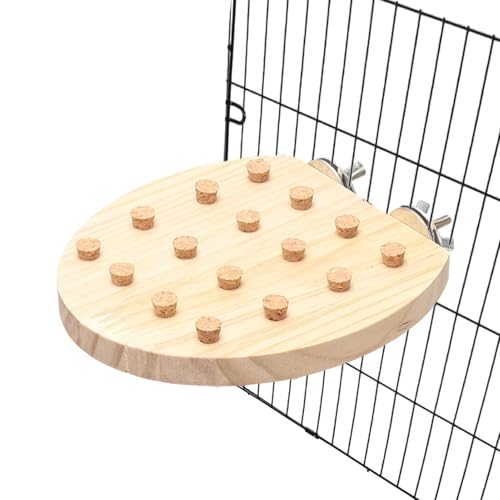 Vogel-Kauspielzeug – Mehrzweck-Papageien-Puzzle-Spielzeug, Kaublock, Holzbrett, vielseitiges Kleintier-Aktivitätsspiel für drinnen und draußen von Generisch