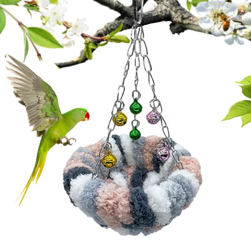 Vogel-Nisthaus, warmes Plüsch, flauschiges Vogelnest, Hüttenspielzeug für Vögel, gefiedertes Freundesbett, Voliere, Schlafplatz, Vogelkäfig, Bettwäsche, bequem, gefiedert, Begleitnest, Schlafkäfig für Vogel-Nisthaus, warmes Plüsch, flauschiges Vogelnest, Hüttenspielzeug für Vögel, gefiedertes Freundesbett, Voliere, Schlafplatz, Vogelkäfig, Bettwäsche, bequem, gefiedert, Begleitnest, Schlafkäfig für von Generisch