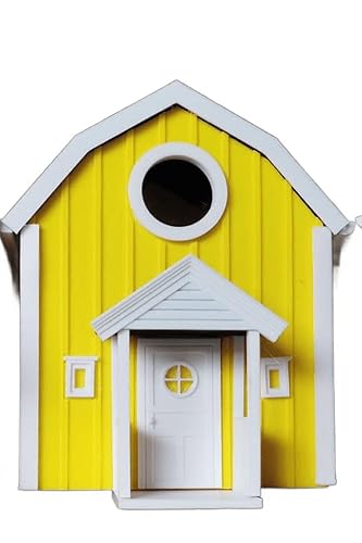 Vogelhaus, Nistkasten im Schwedenhausstil (gelb) von Generisch