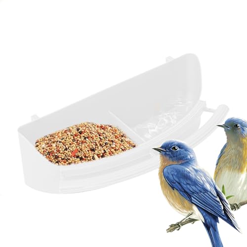 Vogelkäfig-Futternäpfe, Papageienkäfig-Futterbecher - Papageienkäfig-Futternäpfe Tasse,Vogelfutter- und Wasserspenderschale mit Fach und Vogelsitz für kleine Vögel, Tauben Vogelkäfig-Futternäpfe, Papageienkäfig-Futterbecher - Papageienkäfig-Futternäpfe Tasse,Vogelfutter- und Wasserspenderschale mit Fach und Vogelsitz für kleine Vögel, Tauben von Generisch