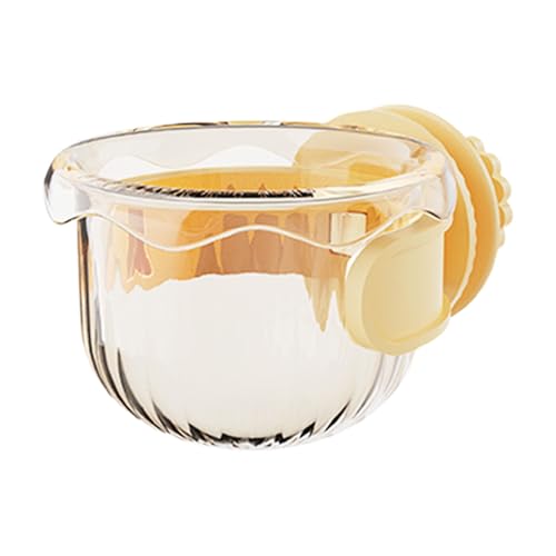 Vogelkäfig Futterschalen, Tragbar, Vogelfutterstation für Wellensittiche, Tragbar, für Papageien, zum Füttern und Trinken, Aras, Nymphensittiche, Vogelnapf (Gelb) von Generisch