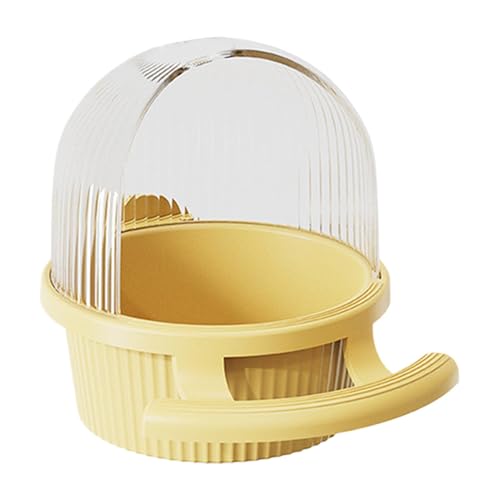 Vogelkäfig-Futterspender, Vogelfutterspender für Käfig,Futterspender für Sittichkäfige - Anti-Spritz-Vogel-Papageien-Futterspender, Futterbehälter für Wellensittiche, Pfingstrosen, Nymphensittiche von Generisch