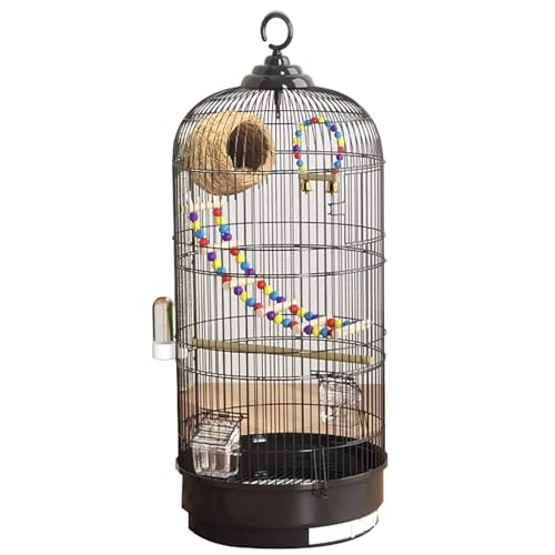 Vogelkäfig Metall, Stabiler und belüfteter Käfig für Unzertrennliche und Wellensittiche, ideal für Drinnen und Draußen Vogelkäfig Metall, Stabiler und belüfteter Käfig für Unzertrennliche und Wellensittiche, ideal für Drinnen und Draußen von Generisch