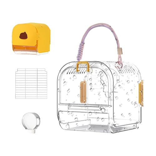 Vogelreisekäfig Sittich Reisetasche mit herausziehbarer Wanne Atmungsaktiv Haustier Vogel Spielraum für Wellensittiche Spatzen Aras Sittiche Nymphensittiche Vogelreisekäfig Sittich Reisetasche mit herausziehbarer Wanne Atmungsaktiv Haustier Vogel Spielraum für Wellensittiche Spatzen Aras Sittiche Nymphensittiche von Generisch