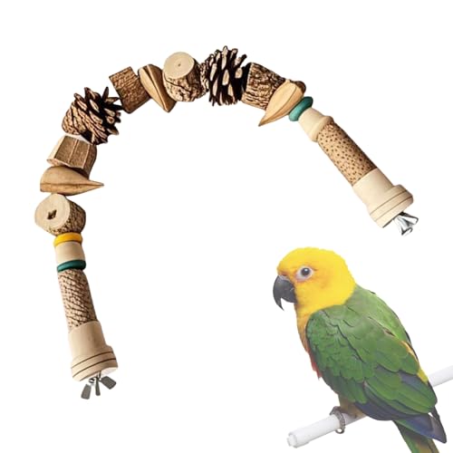 Vogelspielzeug Für Papageien | Ananas-Nuss Nagetoy für Vögel,Kletter- Und Nagelholz Kiefernzapfen Spielzeug Schnur, Käfigzubehör Für Papageien, Sittiche, Nymphensittiche, Unzertrennliche, Finken Vogelspielzeug Für Papageien | Ananas-Nuss Nagetoy für Vögel,Kletter- Und Nagelholz Kiefernzapfen Spielzeug Schnur, Käfigzubehör Für Papageien, Sittiche, Nymphensittiche, Unzertrennliche, Finken von Generisch