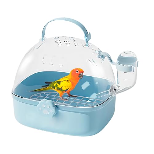 Vogeltransportbox | PVC Reisekäfig Für Hamster Mit Trinkflasche | Atmungsaktive Tier Transportbox Für Nymphensittiche Chinchillas Unzertrennliche Wellensittiche | Sperling Igel Sittiche Und Vogeltransportbox | PVC Reisekäfig Für Hamster Mit Trinkflasche | Atmungsaktive Tier Transportbox Für Nymphensittiche Chinchillas Unzertrennliche Wellensittiche | Sperling Igel Sittiche Und von Generisch
