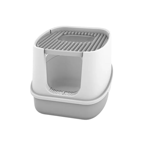 Vollständig geschlossene Katzentoilette mit Aktivkohlefilter, geruchssicheres und auslaufsicheres Design, großes Fassungsvermögen (12 l), für ausgewachsene Katzen/Kätzchen, umweltfreundliches von Generisch