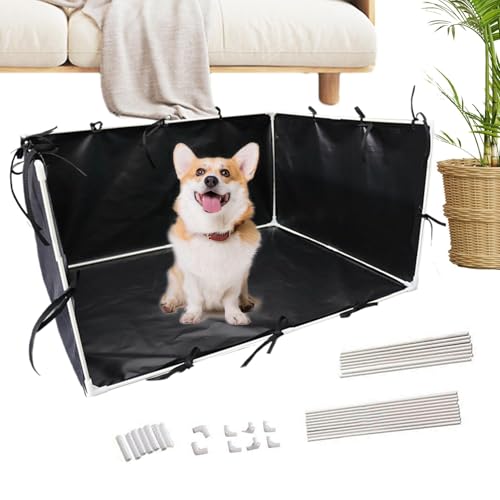 Wall Pee Pad Holder, Puppy Training Tray with Splash Guard, Waterproof Dog Pee Pads Holders Tray 35.04x28.74x17.32 Inches for Both Puppies and Owners, Black Wall Pee Pad Holder, Puppy Training Tray with Splash Guard, Waterproof Dog Pee Pads Holders Tray 35.04x28.74x17.32 Inches for Both Puppies and Owners, Black von Generisch