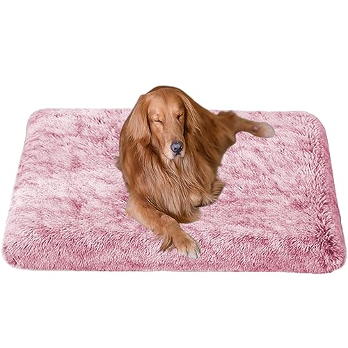 Waschbare Anti-Angst-Haustierbett-Matratze für Hunde und Katzen, groß, mittelgroß, klein, 120 x 80 x 10 cm, Rosa Waschbare Anti-Angst-Haustierbett-Matratze für Hunde und Katzen, groß, mittelgroß, klein, 120 x 80 x 10 cm, Rosa von Generisch