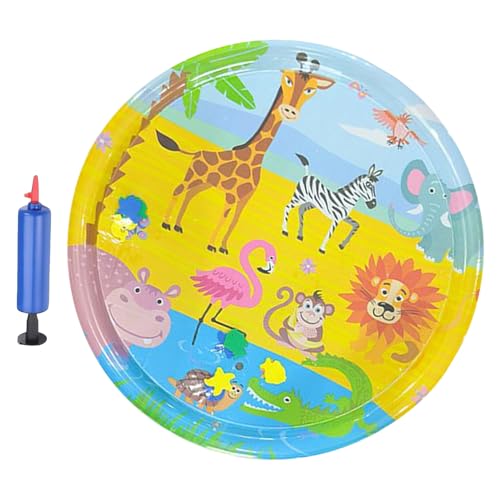 Wasser-Haustierunterlagen, bunte Kinder-Spielmatte mit Inflator, aufblasbares Haustierzubehör, tragbares sensorisches Spielbett für heißes Wetter, für den Außenbereich Wasser-Haustierunterlagen, bunte Kinder-Spielmatte mit Inflator, aufblasbares Haustierzubehör, tragbares sensorisches Spielbett für heißes Wetter, für den Außenbereich von Generisch