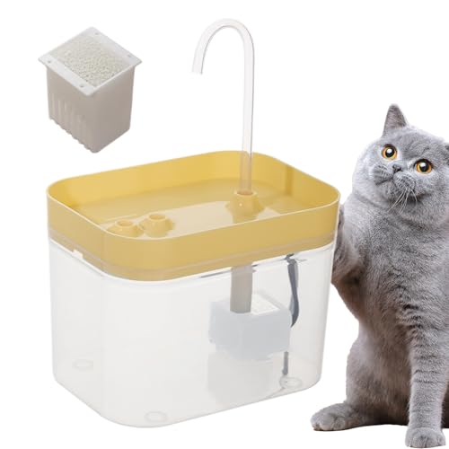 Wasserbrunnen Für Katzen - Automatischer Wasserbrunnen Für Katze | 1,5L Automatischer Vertriebshändler Für Tiere, Stilles Bewässerungszubehör Für Kleine Hund Und Kätzchen -Wasserspender Chat von Generisch